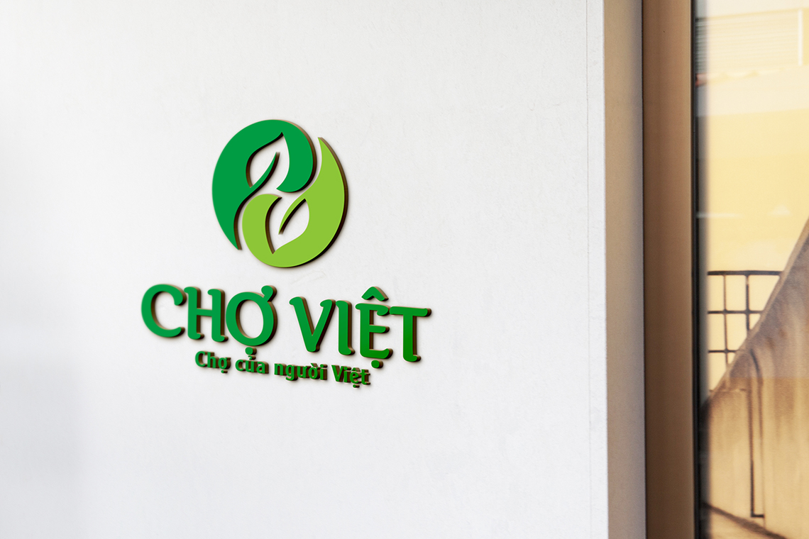 HTX Chợ Việt - Thiết kế logo và bộ nhận diện văn phòng HTX Chợ Việt